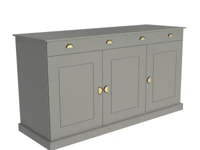 Dresser for the dishes Free 3D model