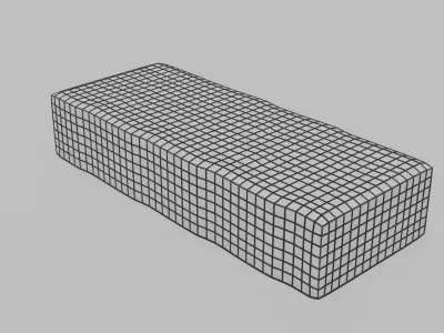 Simple Brick with Displacement Free 3D model