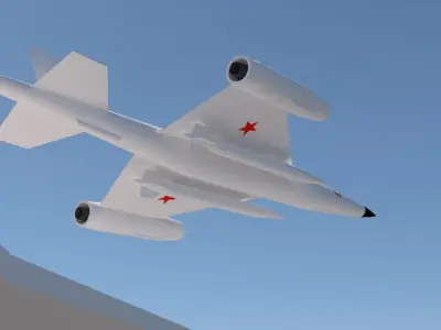 A57 Bartini Low-poly 3D model