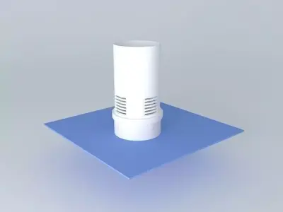 Bell siphon style Affnan With Parts List 3D model