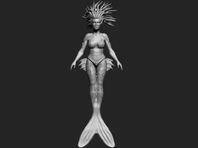 Mermaid 3D model