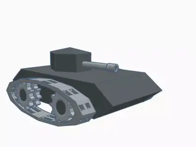 Tank V2 3D print model