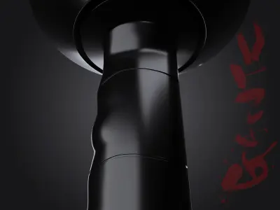 Katana Gantz Low-poly 3D model