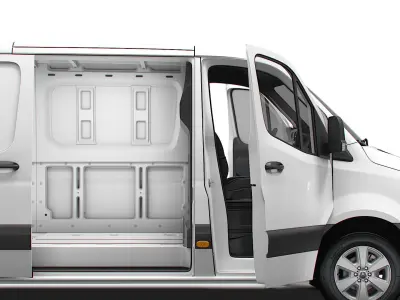 Mercedes Benz Sprinter L2H1 FWD HQ Interior 2025 3D model