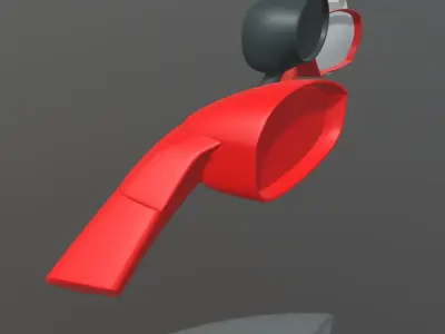 Car Side View Mirrors Low-poly 3D model