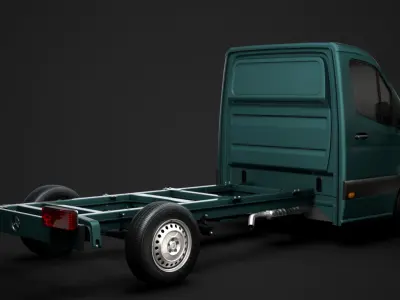Mercedes Sprinter Chassis Single Cab L2 FWD 2020 3D model