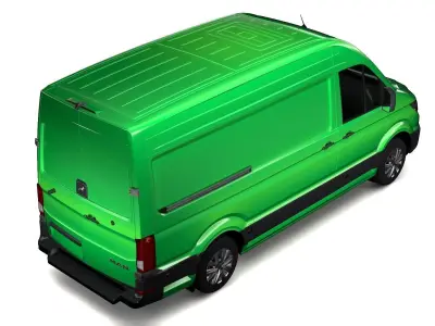 MAN TGE Van L2H2 2017 3D model