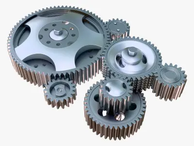 Gear Mechanism M1 3D model