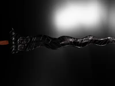 Keris Dagger 3D model