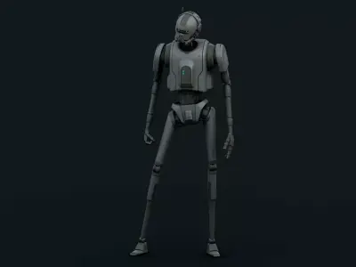 IMPERIAL DROID-05 Rigged for Unreal Engine - Unity - MIXAMO 3D model