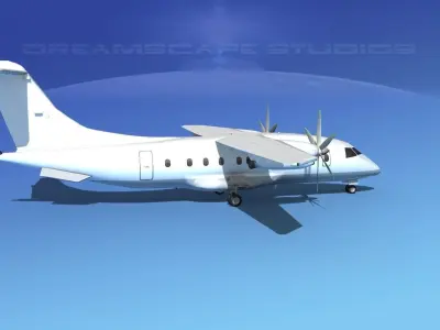 Dornier Do-328-130 Unmarked 2 3D model