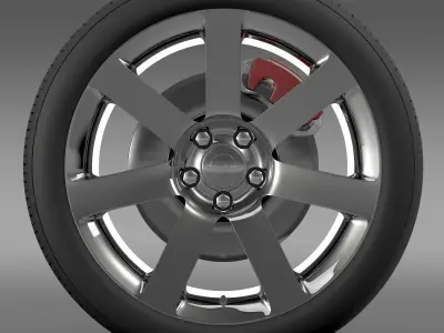 Chrysler 300 SRT8 wheel 3D model