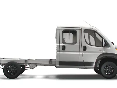 RAM Promaster Chassis Truck Crew Cab 4035 WB 2023 3D model