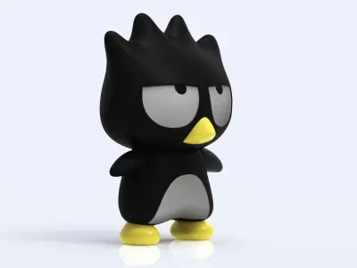 Badtz Maru  Low-poly 3D model