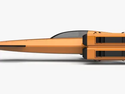 Racing Spaceship Pollux 3D model