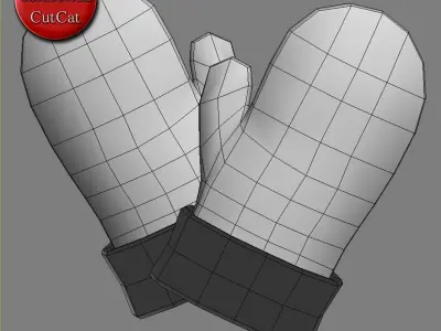 Mittens 3D model
