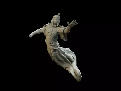 shadow pose 3D print model