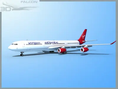 Falcon3D A340-600 Virgin Atlantic 3D model