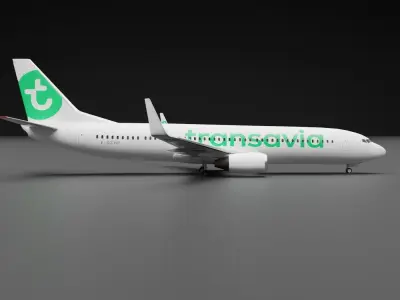 Boeing 737-800 Transavia 3D model