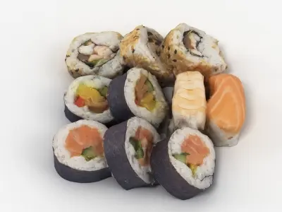 Sushi japanese 3D model