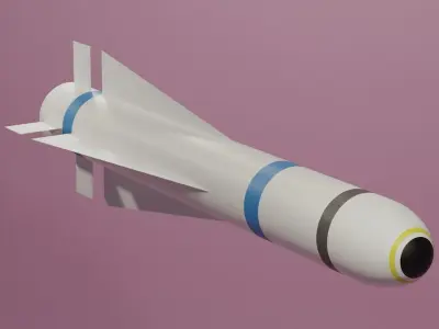 AGM-65 Maverick Missile Low-poly 3D model