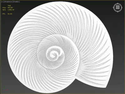 Two Shells Suitable for embossing Hot Foil Technique 3D model