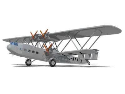 HandleyPage HP42 3D model