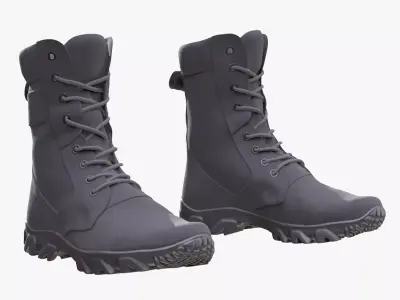 Boots 72 - All MH Bodies - UE5 Skeletons - Rigged Low-poly 3D model