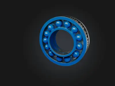 Bearing Low-poly 3D model