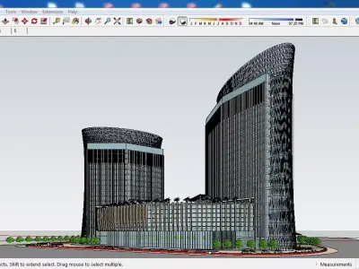 Sketchup Hotel G4 3D model
