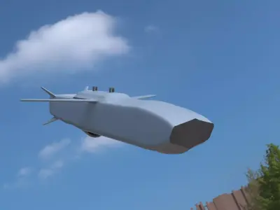 Som Cruise Missile 3D model