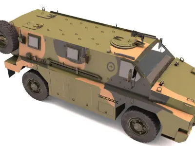 Bushmaster Protected Mobility Vehicle 3D model