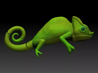 Camaleon articulado 3D print model