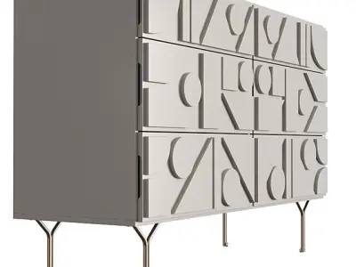 Chest of Drawers Elgos Pictograph Free 3D model