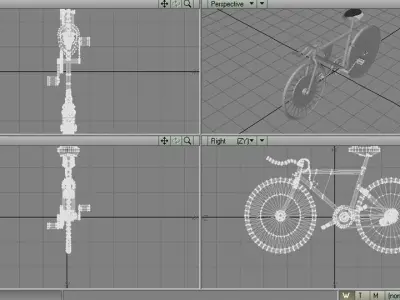 Bicycle - Track 3D model