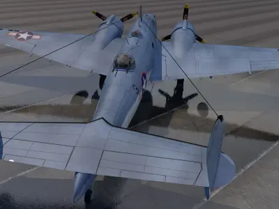 Lockheed PV-1 Ventura 3D model