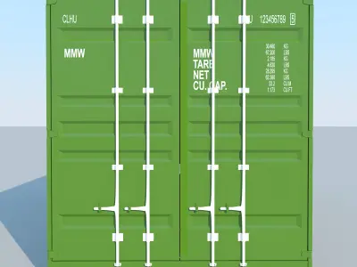 Container MAX 2011 3D model