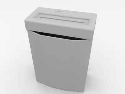 Paper Shredder 3D model