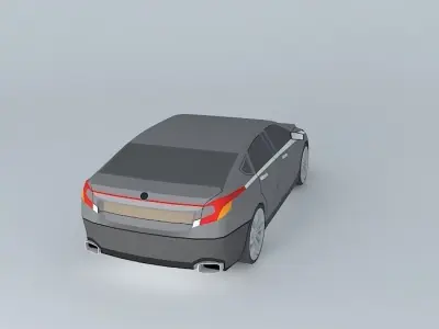 Presidential Car NEG Free 3D model