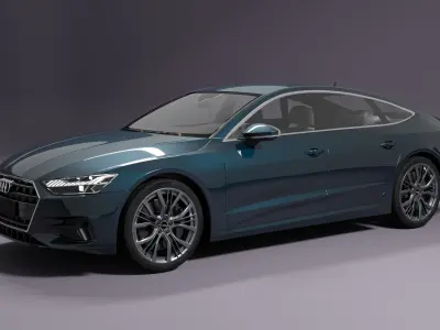 Audi A7 Sportback 2018 Free 3D model