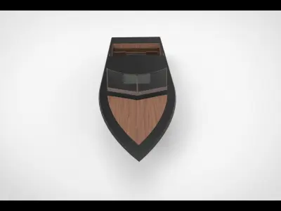 Luxury speedboat 2 3D model