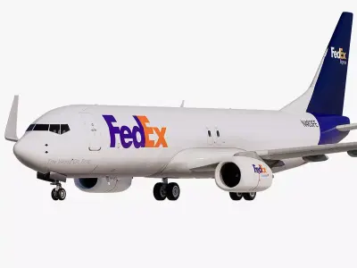 FedEx Express Boeing 737-800 3D model