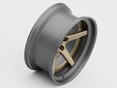 Forgedlite DC1 2PC Rim 3D model