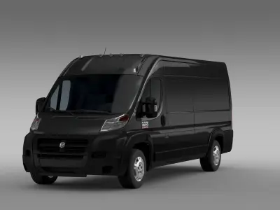 Ram Promaster Cargo 3500 HR 159WB EXT 2015 3D model