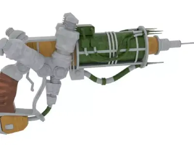  Fallout New Vegas Plasma Pistol 3D model