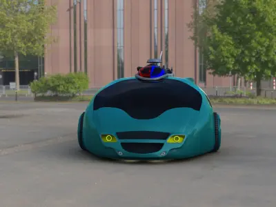 Hill Valley Police Car 2015 3D model