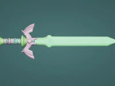 Master Sword 3D model