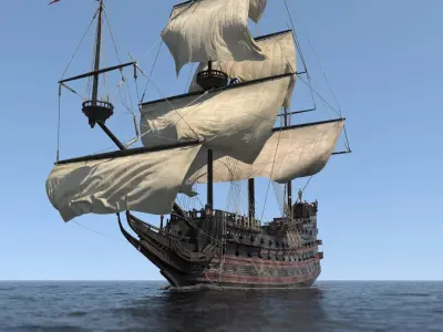 Soleil Galleon 3D model