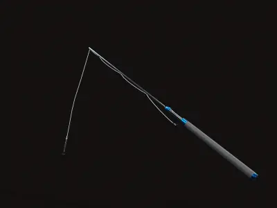 Fishing Rod V07 Low-poly 3D model