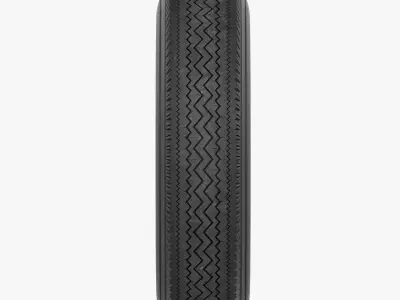 Steel Wheel Tire Garfield 3D model